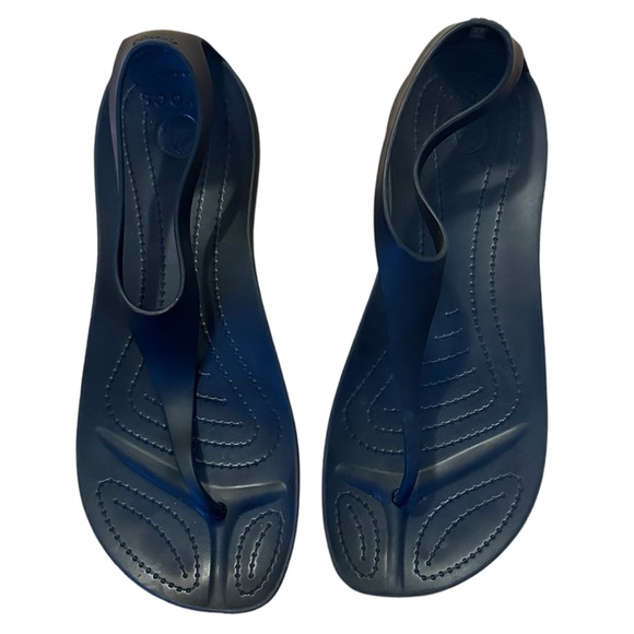 CROCS Shoes - Crocs Women’s Serena Sexi Flip Thong Sandal - Black, Size 9